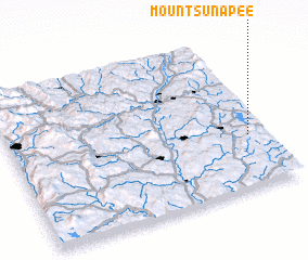 3d view of Mount Sunapee