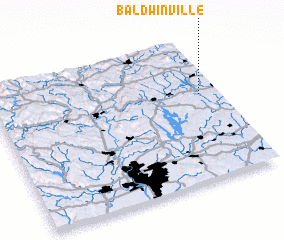3d view of Baldwinville