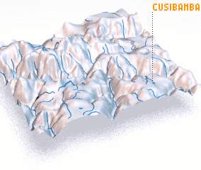 3d view of Cusibamba