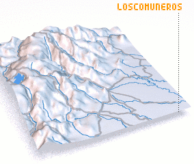 3d view of Los Comuneros