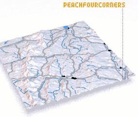 3d view of Peach Four Corners