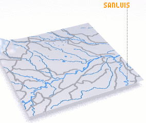 3d view of San Luis