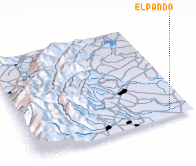 3d view of El Pando