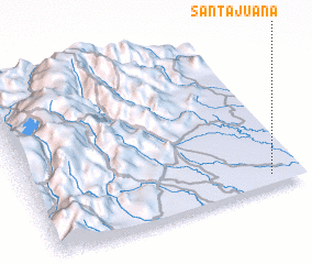 3d view of Santa Juana