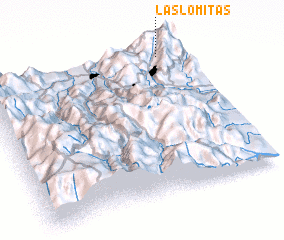 3d view of Las Lomitas