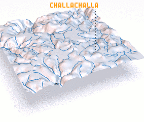 3d view of Challachalla