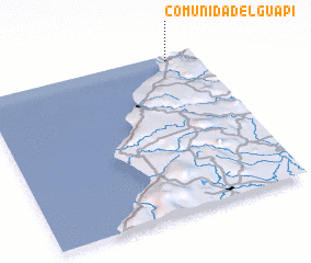 3d view of Comunidad El Guapi