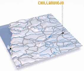 3d view of Chillán Viejo