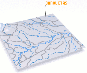 3d view of Banquetas