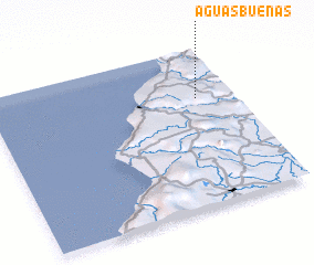 3d view of Aguas Buenas