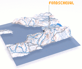 3d view of Fonds Cheval