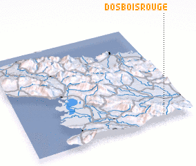 3d view of Dos Bois Rouge