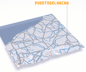 3d view of Puerto del Hacha