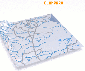 3d view of El Amparo