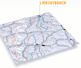 3d view of Lindsay Beach