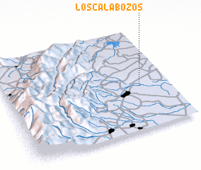 3d view of Los Calabozos