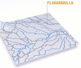 3d view of Flor Amarilla