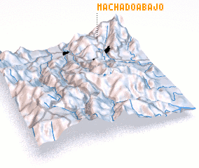 3d view of Machado Abajo