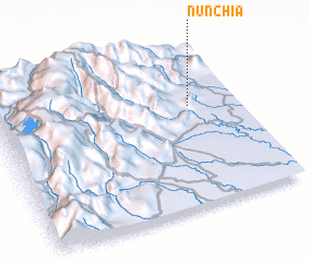 3d view of Nunchía