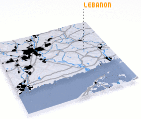 3d view of Lebanon