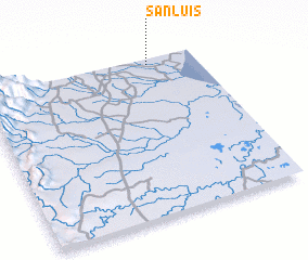 3d view of San Luis