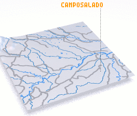 3d view of Campo Salado