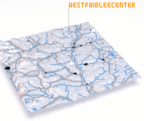 3d view of West Fairlee Center