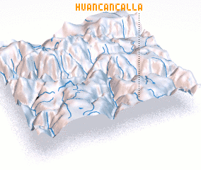 3d view of Huancancalla