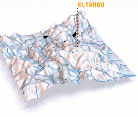 3d view of El Tambo