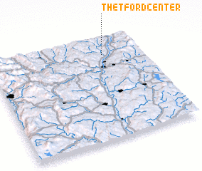 3d view of Thetford Center