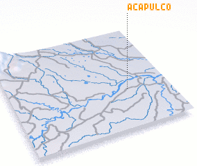 3d view of Acapulco