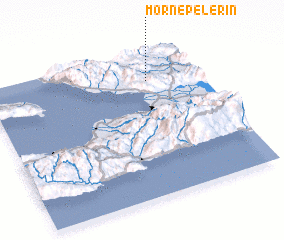 3d view of Morne Pèlerin