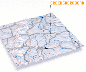 3d view of Greensboro Bend