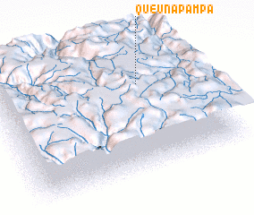 3d view of Queuñapampa