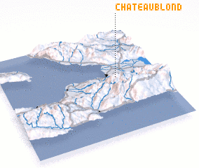 3d view of Château Blond