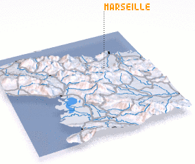3d view of Marseille