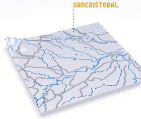 3d view of San Cristóbal