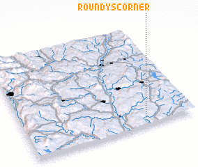 3d view of Roundys Corner