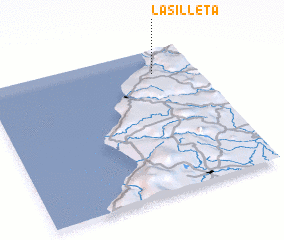 3d view of La Silleta