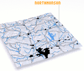 3d view of North Monson