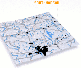 3d view of South Monson