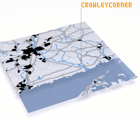 3d view of Crowley Corner