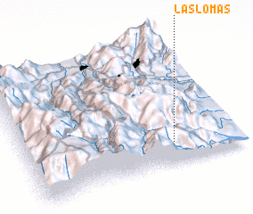 3d view of Las Lomas