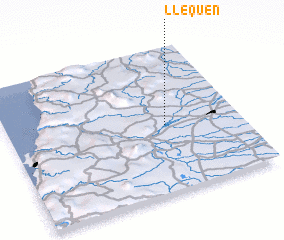 3d view of Llequén