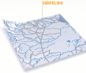 3d view of San Felipe