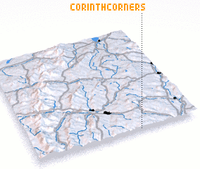 3d view of Corinth Corners