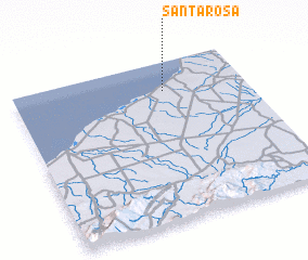 3d view of Santa Rosa