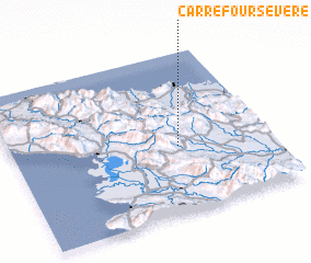 3d view of Carrefour Sévère