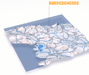 3d view of Barre de Henne