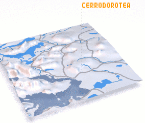 3d view of Cerro Dorotea